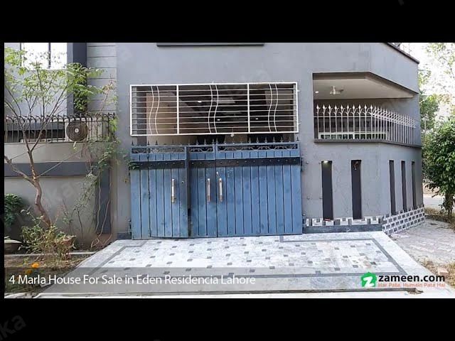4 MARLA HOUSE FOR SALE IN  EDEN RESIDENCIA EDEN LAHORE