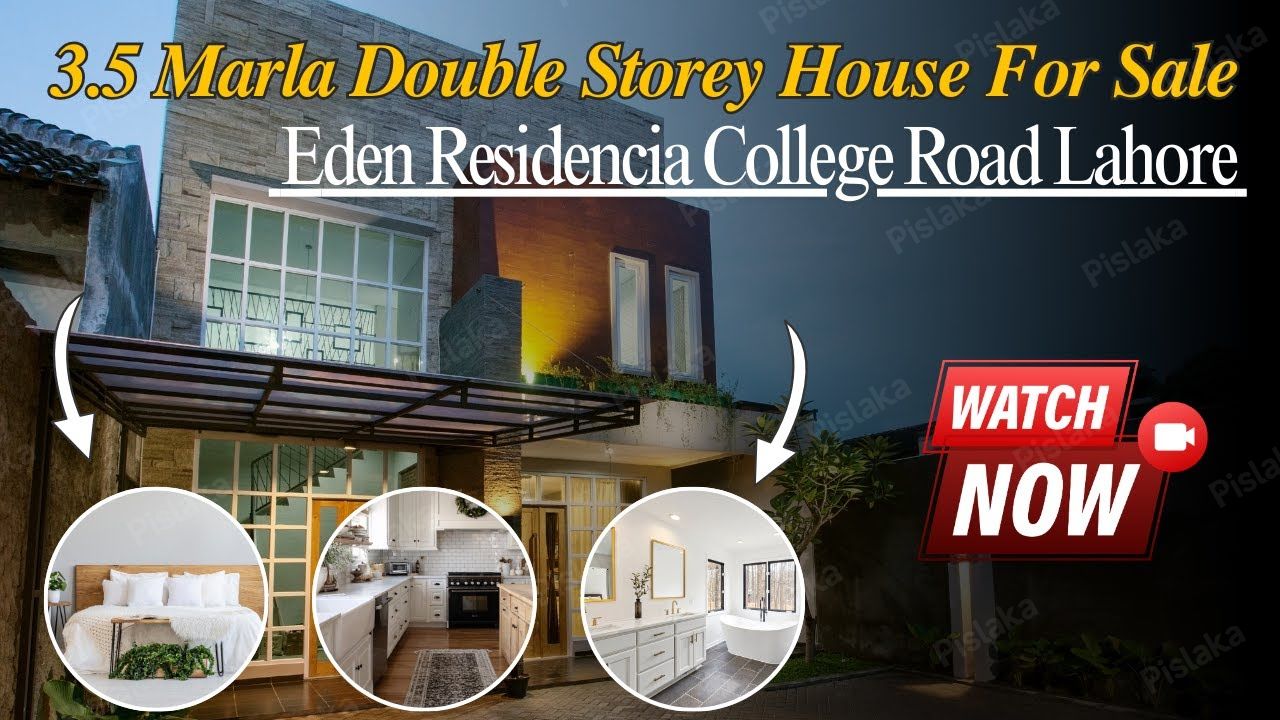 3.5 Marla Double Storey House For Sale In Eden Residencia College Road, Lahore #houseforsale