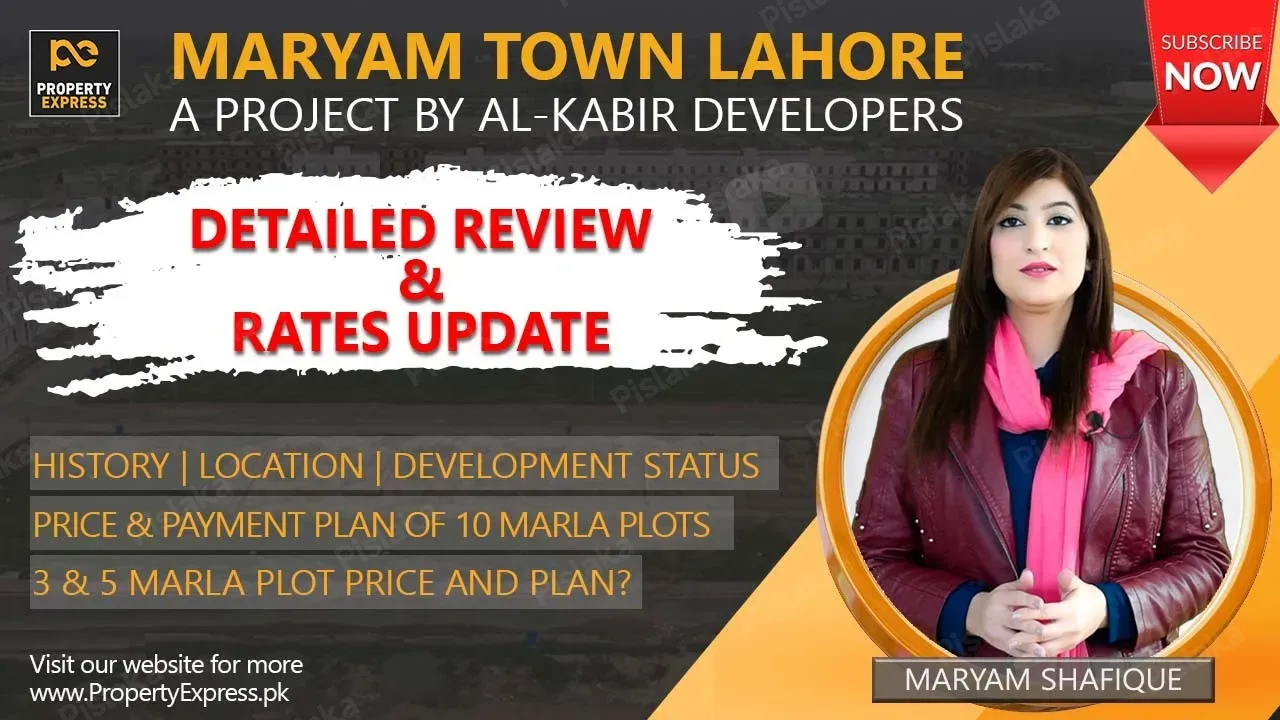 Maryam Town Lahore by Al Kabir Developers